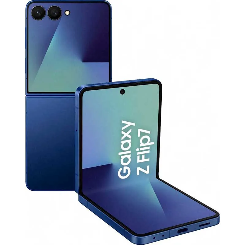 Смартфон Samsung Galaxy Z Flip 7 12/512 ГБ, синий (Blue Shadow)