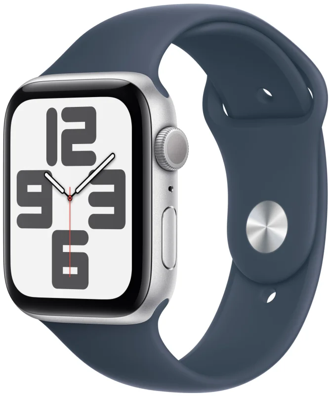 Apple Watch SE 2 2024, 44 мм, серебристый, размер S/M