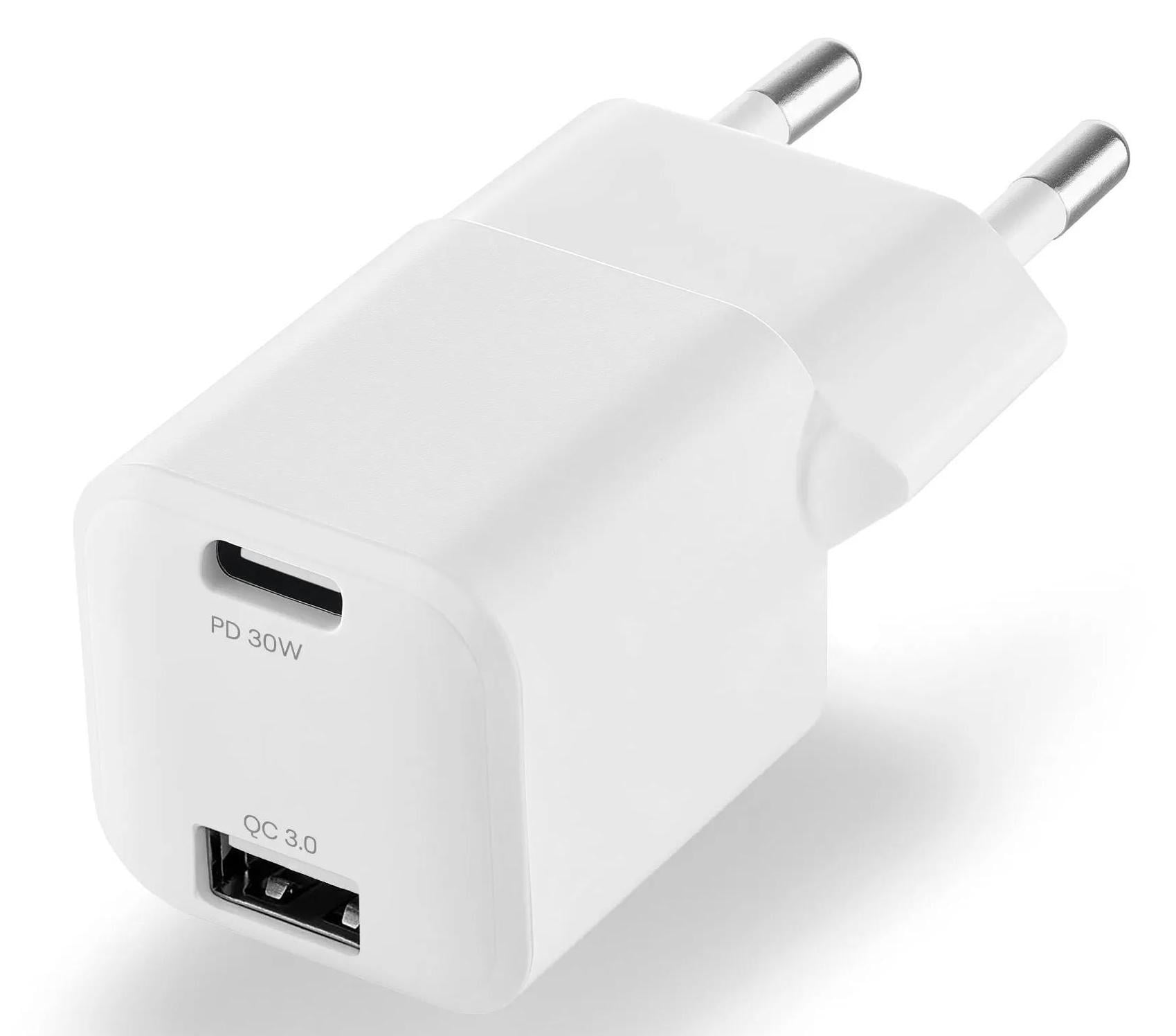 Адаптер питания uBear Pulse 2 Ports 30W, белый